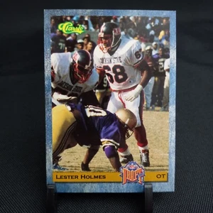 1993 Classic Draft Picks Lester Holmes #16 Rookie RC Football Card (1B18) - Picture 1 of 3