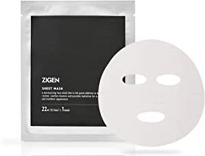 ZIGEN Men's Sheet Mask 22ml × 1 sheet - Image 1 of 4