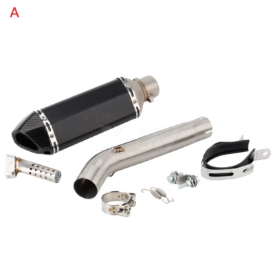 Silenciador de tubo de escape con tubo de enlace medio para motocicleta Yamaha FZR600 YZF600 R Foto 1 de 4