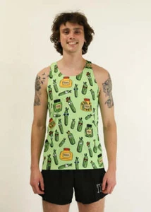 Camiseta deportiva Pickles Performance para hombre (verde) XS S M L XL - Imagen 1 de 11