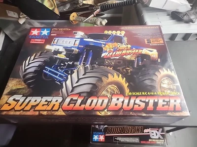 Tamiya Super Clod Buster Edición Cromo RC Camión 1/10 Eléctrico Todoterreno RC Kit Foto 1 de 4