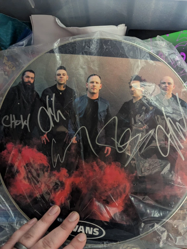Cabezal de batería Evans firmado por Stone Sour Foto 1 de 1