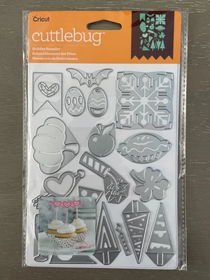 Cricut Cuttlebug Cut & Emboss Dies, Holiday Sampler - Image 1 of 2