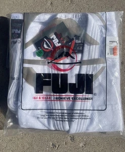 Neu Fuji Sports Herren Kinder Damen Single Weave Judo Gi Kimono - weiß - Bild 1 von 3
