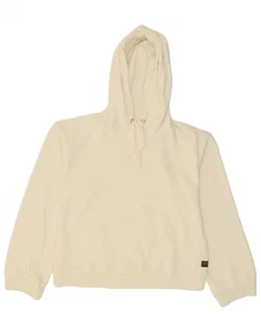 G-STAR Womens Hoodie Jumper UK 14 Medium White Cotton KE07 - Picture 1 of 3