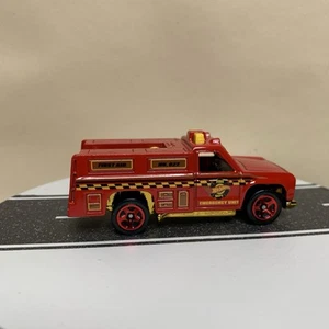 2016 Hot Wheels HW Rescue Rapid Responder #6/10 No. 216/250 Red w/5sp NM - Picture 1 of 13