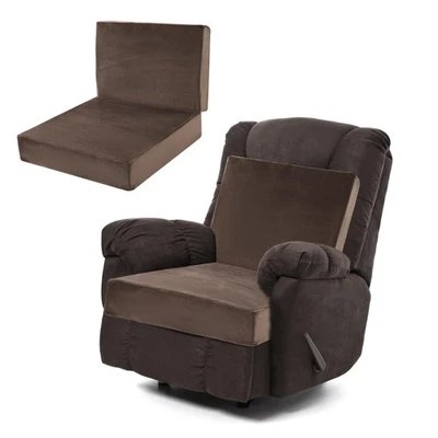 Cojín de asiento de silla reclinable de espuma con almohada de soporte lumbar para ancianos, respaldo... Foto 1 de 4