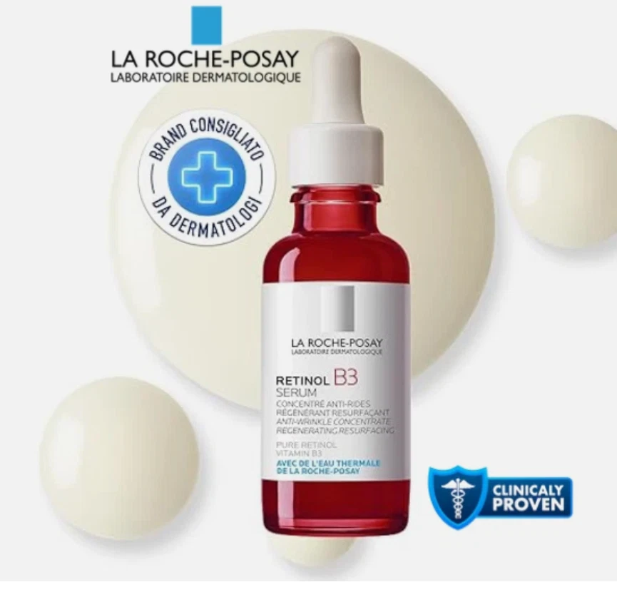 Новая сыворотка против морщин и старения La Roche-Posay ретинол B3 концентрат срок годности 2027 - Изображение 1 из 1