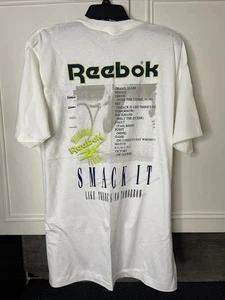 Vintage 90s TENNIS Herren (Size Large) White Single Stitch REEBOK T-Shirt - Bild 1 von 5