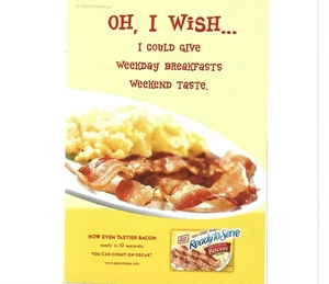 Oscar Mayer Servierfertig Speck Print Werbung 2006 Frühstück Küche - Bild 1 von 2
