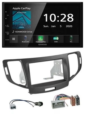 Kenwood Bluetooth MP3 DAB USB 2DIN Autoradio für Honda Accord ab 11 anthrazit - Bild 1 von 4