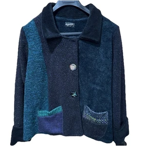 Vintage Lee Anderson Whimsical sweater jacket Medium - Picture 1 of 9