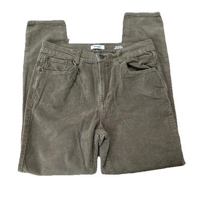 Pantalones de pana ajustados de tiro alto KENSIE JEANS marrón talla 8/29 Foto 1 de 4