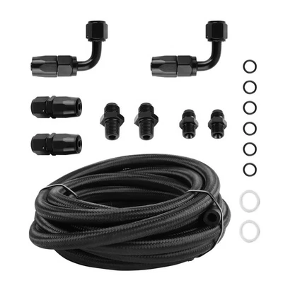 Transmission Cooler Hose Line 6AN Hose Line Kit Fits For GM 4L60E 4L65E CPE new - Image 1 of 4