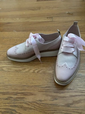 Oxford Cole Haan Original Gran Plataforma Punta de Ala Talla 7 Foto 1 de 4