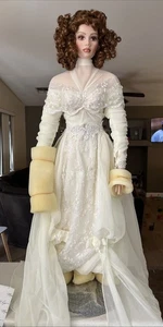 Master Piece Galleries by Monica Reo Doll “Madeline” Long Dress w/stand #16/75 - Picture 1 of 11