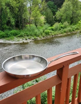 Viking 3 PLY 18/8 Stainless Steel 12" 30.4 cm Frying Pan Skillet Aluminum Core - Image 1 of 4