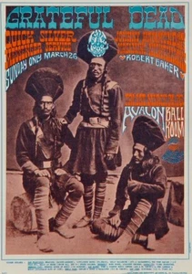 GRATEFUL DEAD-QUICKSILVER MESSENGER SERVICE postcard Avalon Ballroom FD054 - Picture 1 of 1