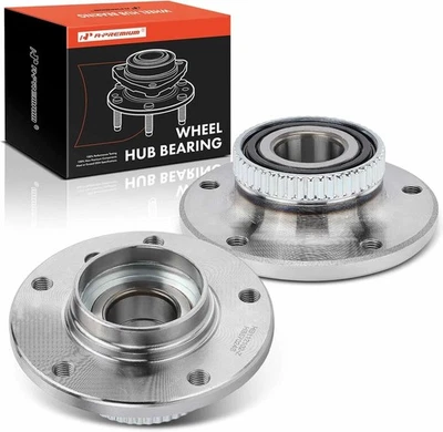 Conjunto de cojinete y buje de rueda delantera A-Premium 2x con anillo ABS para BMW 318i Foto 1 de 4