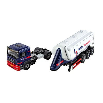 Corgi Classics Man Feldbinder Tanker NTM Blue / White 1:50 Diecast Model Truck - Image 1 of 4