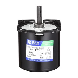 Permanent Magnet Synchronous Gear Motor 5RPM 110V 12W 50/60Hz CW/CCW Control AC - Picture 1 of 5