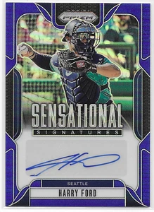 2025 Panini Prizm Sensational Signatures Prizms Blue #15 Harry Ford #'d/49 - Picture 1 of 2