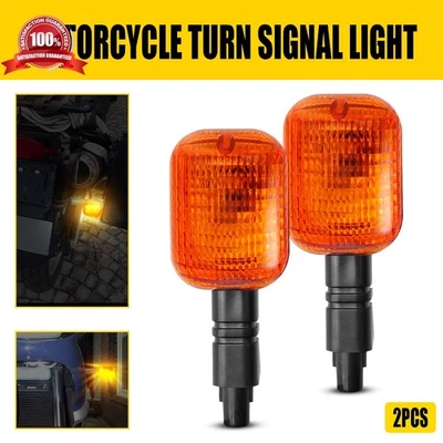 2X Rear Turn Signal Indicator Lights Amber For BMW F650GS F650CS F650ST G650GS - Image 1 of 4