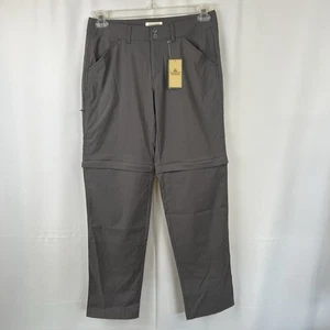 Ultimate Terrain Trailhead Convertible Women’s Hiking Pants Gray Size 4 NWT - Picture 1 of 11