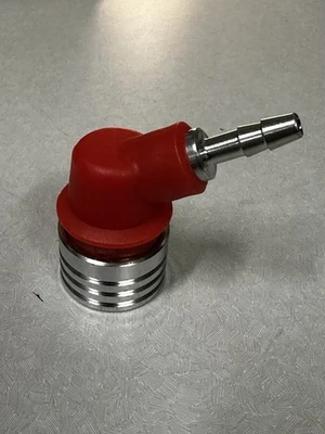 Conector de diálisis rojo (Hansen) para máquinas de diálisis Fresenius 2008K/K2. Foto 1 de 2