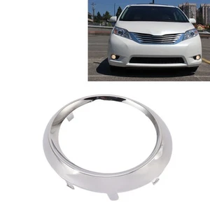 (Right) Fog Light Bezel Cover Fog Light Bezel TO1038150 Chrome Trim Bezel - Picture 1 of 12