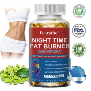 Night Time Fat Burner Reduce Belly Slimming Weight Loss Appetite Suppressant - Bild 1 von 12