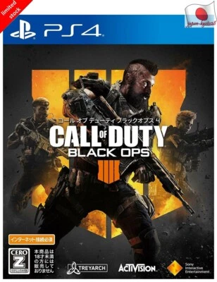 Call of Duty Black Ops 4 PS4 Sony Sony PlayStation 4 From Japan - Image 1 of 3