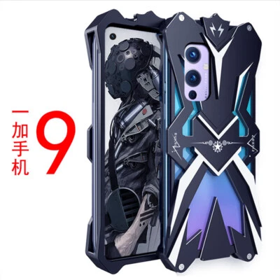 Funda protectora de metal a prueba de golpes única de aluminio para OnePlus 9/9 Pro/9R/9RT Foto 1 de 4