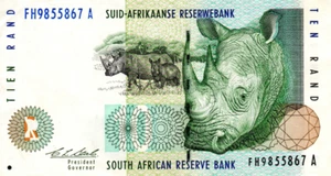 South Africa 10 Rand ND(1993) VF+ Banknote P-123a Prefix FH Stals Sig. - Picture 1 of 2