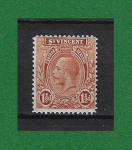 S341, St. Vincent 1932, KGV 1½d., Wmk Multi Crown & Script CA, SG#132b, MH - Picture 1 of 2