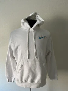 Nike 90s Men's Just Do It Hoodie Sweatshirts Comfortable White Large - Picture 1 of 6