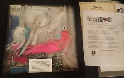 Pesca a mosca Tibor BILLY PATE Estate certificado de autenticidad x12 estuche de madera para moscas de agua salada en alta mar Foto 1 de 4