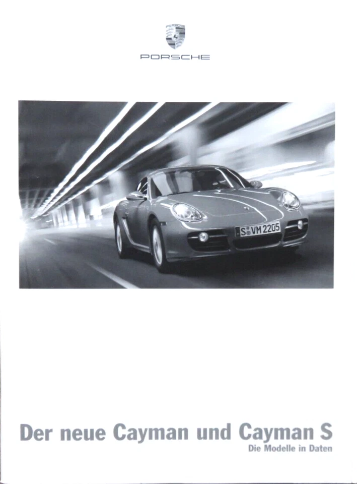 Porsche Cayman Cayman S lista de precios lista de precios de 5/2006, 66 páginas Foto 1 de 1