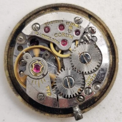 Vintage Corum High Grade Felsa Cal. Movimiento 4520 17 joyas funciona para reparación  Foto 1 de 4