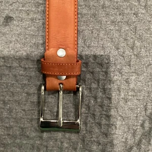 Leather Belt Size 38 Unbranded Hand Crafted - Picture 1 of 3