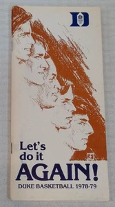 DUKE Basketball Facts Press Media Guide 1978-79 1978 1979 Magazine BILL FOSTER - Picture 1 of 1