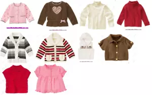 Gymboree NWT GIRLS SWEATER CARDIGAN 3 6 12 18 24 2T 3T 4T 5T U PICK SIZE / THEME - Picture 1 of 11