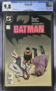 BATMAN 🔑 404 CGC 9.8 White Pages Key DC 1987 Year One Storyline by Frank Miller - Picture 1 of 2