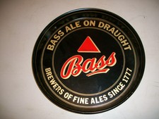 Vintage Beer Tray Bass Beer 12"