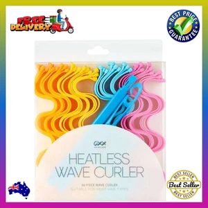 OXX Haircare 36 Piece Heatless Wave Curlers No Heat Home Hair Styling Tool New - Picture 1 of 10