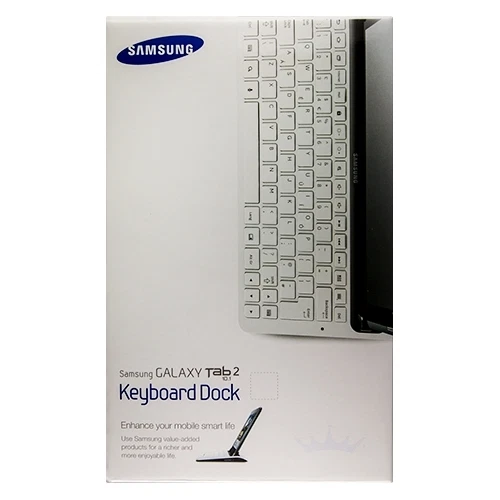 Original Samsung Clavier Keyboard dock (QWERTY) pour Galaxy Tab 2 10.1 - Photo 1/1