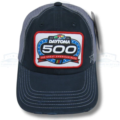 NASCAR 2024 Daytona 500 Great American Race Trucker Cap Hat Official Licensed - Image 1 of 4