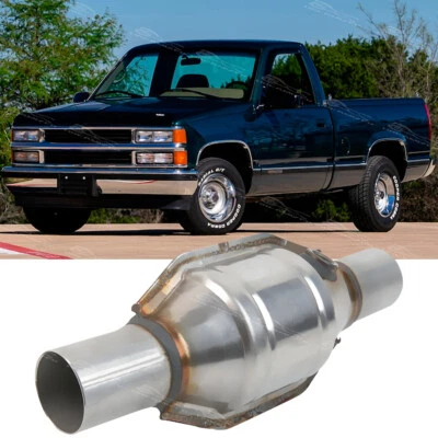 2" In/Out Catalytic Converter EPA w/Heat Shield For Chevrolet C1500 C2500 C3500 - Image 1 of 4
