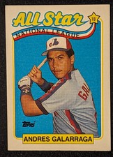 1989 Topps Andres Galarraga All- Star Insert Card #386 Montreal Expos MINT HOF