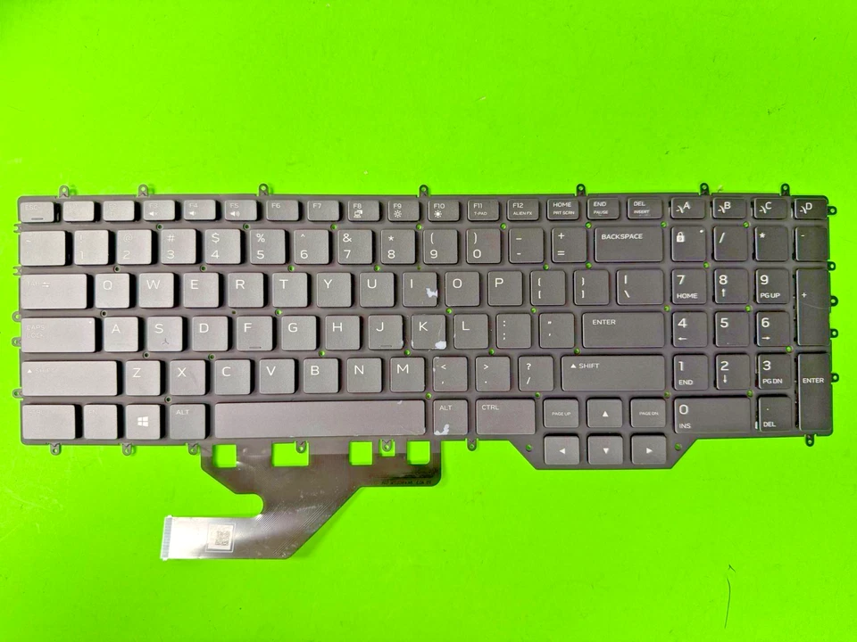 Conjunto de teclado retroiluminado para computadora portátil 00C711 Alienware m17 R3 m17 R4 Foto 1 de 4